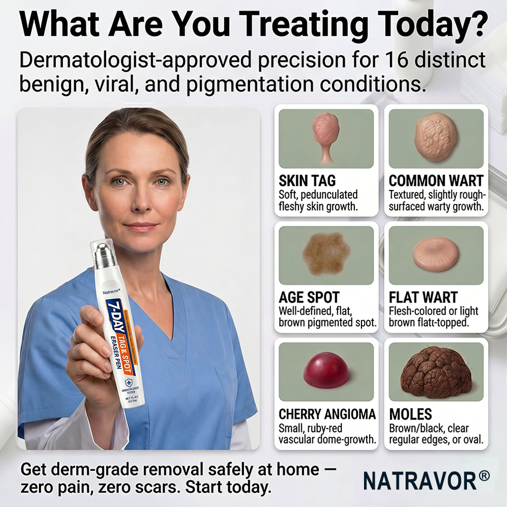 𝐏𝐡𝐚𝐫𝐦𝐚𝐜𝐢𝐬𝐭 𝐑𝐞𝐜𝐨𝐦𝐦𝐞𝐧𝐝𝐞𝐝 🌿🌿Natravor® 7-𝐷𝑎𝑦 𝗧𝐚𝐠 & 𝗦𝗽𝐨𝐭 𝐄𝐫𝒂𝒔𝒆𝒓🪄(Zero 𝐏𝐚𝐢𝐧, Zero 𝐒𝐜𝐚𝒓𝒔 Rollerball)👩‍⚕️