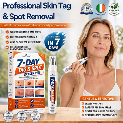 𝐏𝐡𝐚𝐫𝐦𝐚𝐜𝐢𝐬𝐭 𝐑𝐞𝐜𝐨𝐦𝐦𝐞𝐧𝐝𝐞𝐝 🌿🌿Natravor® 7-𝐷𝑎𝑦 𝗧𝐚𝐠 & 𝗦𝗽𝐨𝐭 𝐄𝐫𝒂𝒔𝒆𝒓🪄(Zero 𝐏𝐚𝐢𝐧, Zero 𝐒𝐜𝐚𝒓𝒔 Rollerball)👩‍⚕️